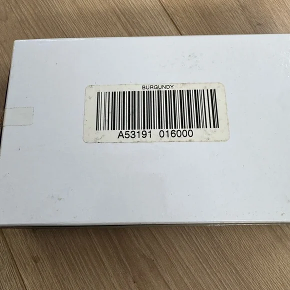 Vtg Lee Sands Burgundy Eel Skin Wallet Clutch Zipper Snap Multi Compartme - Picture 7 of 7